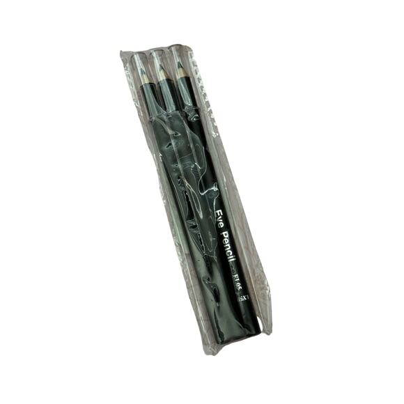 Set of 3 Black Classic Wooden Precision Eyeliners, Water and Sweat Resistant - Picture 2 of 5